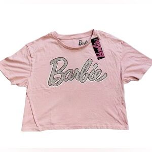 Barbie Light Pink Semi Cropped Junior/Woman’s Tee